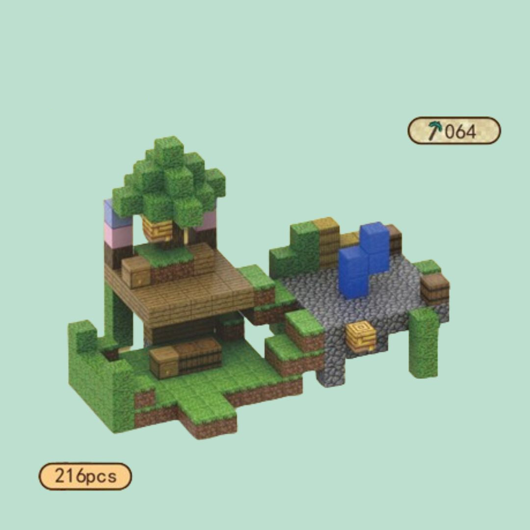 MineMaster Magnetic Cube Blocks (216pcs)