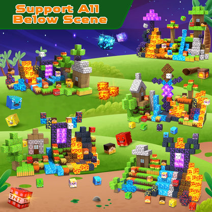 StemCraft™ | Light Up Magnetic Blocks (50 Blocks)