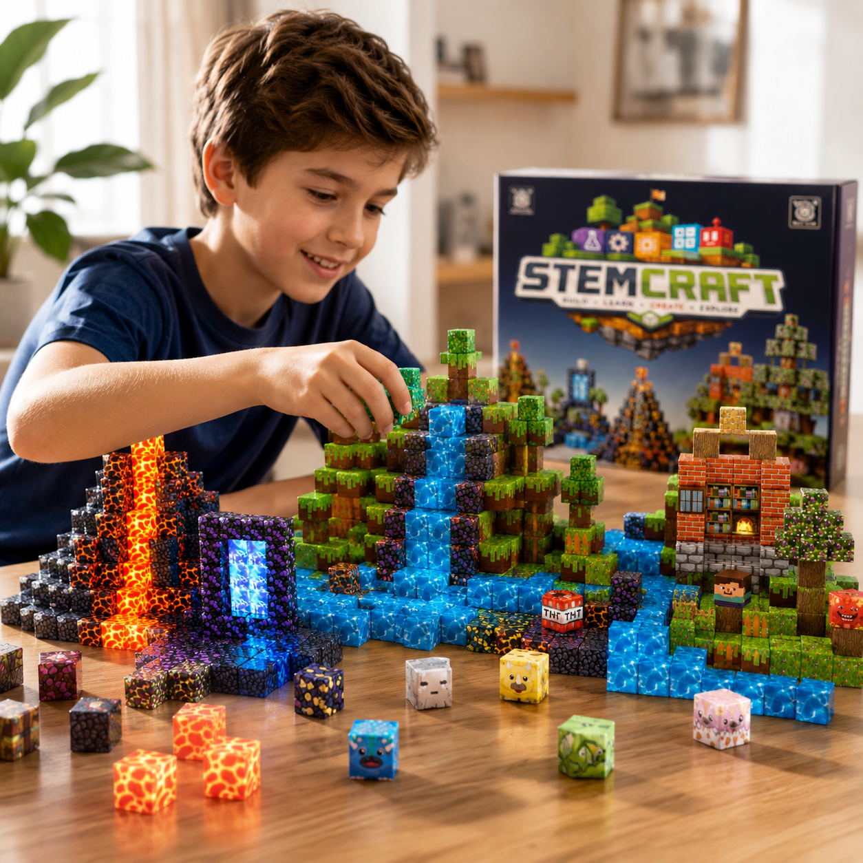 StemCraft™ | Light Up Magnetic Blocks