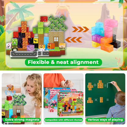 StemCraft™ | Light Up Magnetic Blocks (50 Blocks)